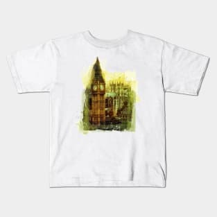 London Big Ben #london art Kids T-Shirt